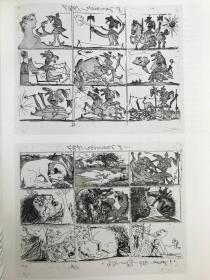 现代艺术博物馆藏毕加索画集 38幅彩色42幅黑白插图图 精装大16开
