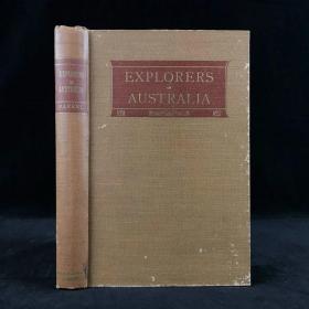 1908年 澳洲探险者与他们的毕生心血 数十幅插图 漆布精装大32开