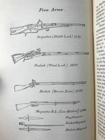 1897年 英国军队的故事 32幅插图与地图 漆布精装大32开