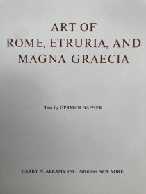 罗马，伊特鲁里亚与大希腊艺术 251幅插图（108幅彩色） 精装 18开