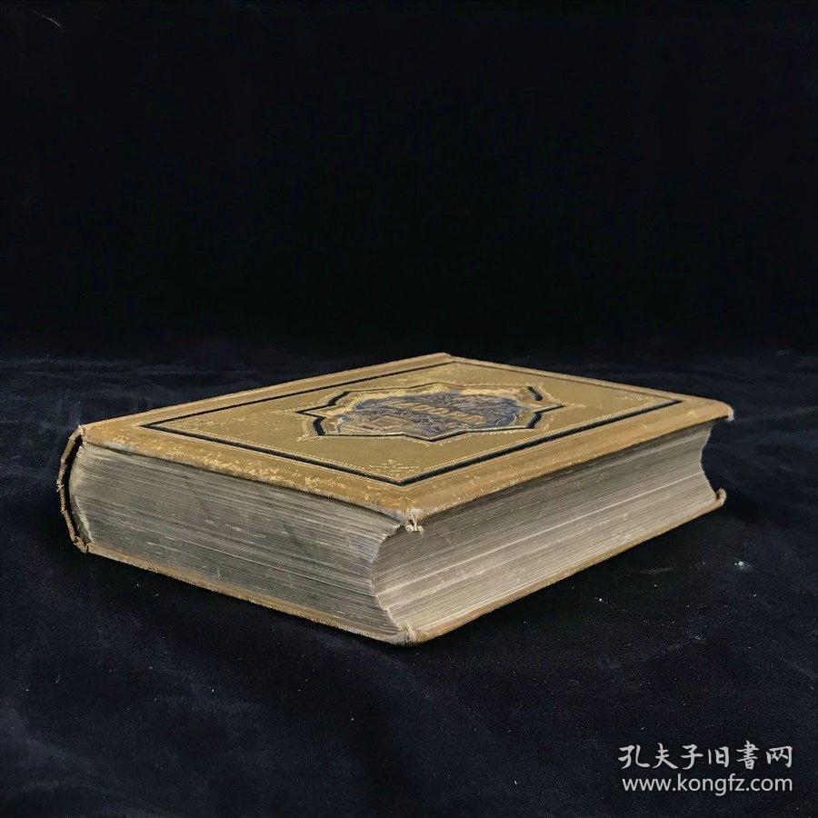约19世纪后期 托马斯·摩尔诗集 约6幅版画插图 漆布精装32开