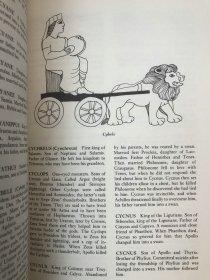 1977年 大卫·克拉维茨《希腊和罗马神话人物名鉴》，精装，有插图，Who's Who in Greek and Roman Mythology