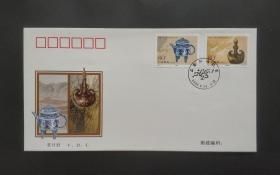 2000-13《盉壶和马奶壶》（中哈联合发行）总公司首日封
