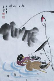 朱军纯手绘国画10596