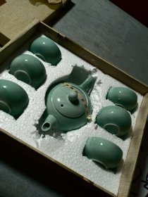 茶器一组销售 未使用 看着像是汝窑茶器 一套