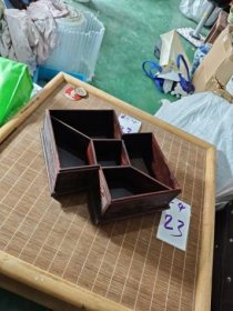 大红酸枝瓜子盒 红酸枝茶果点心盒