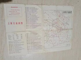 1974年上海交通简图