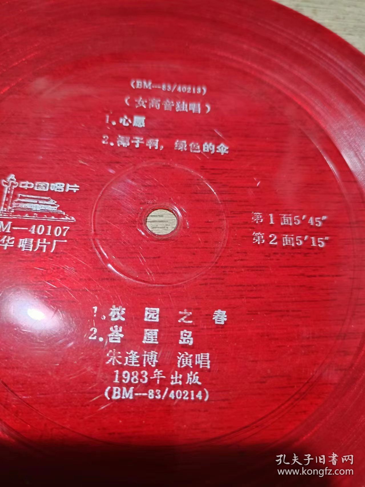 薄膜 唱片 心愿.椰子啊，绿色的伞.校园之春.