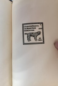 1898年，精装毛边本《世界藏书票集》55幅，整页藏书图，大24开