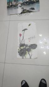 保真手绘精彩绘画-----画家王忠良 画荷花等等