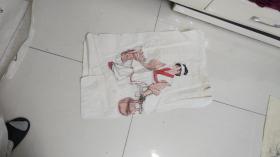 保真手绘精彩绘画----古代女子和担子等等