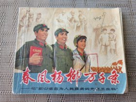 《春风杨柳万千条》，四八〇〇部队某部编绘，上海人民出版社1972年一版一印，平装（大）64开，123页