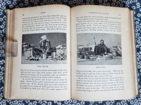 Carpenter's Geographical Reader-ASIA《地理读本-亚洲》（Frank G. Carpenter)，纽约1897年出版，精装19*13厘米，好纸307页, 文中大小插图超180幅，彩色地图8幅（大小不等，全）【第102-161、第257-264页为中国、中国西藏部分，见补图】 ***缺第11、221、245(见图30）、295页(缺4页，中国、中国西藏部分完整)