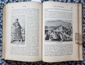 Carpenter's Geographical Reader-ASIA《地理读本-亚洲》（Frank G. Carpenter)，纽约1897年出版，精装19*13厘米，好纸307页, 文中大小插图超180幅，彩色地图8幅（大小不等，全）【第102-161、第257-264页为中国、中国西藏部分，见补图】 ***缺第11、221、245(见图30）、295页(缺4页，中国、中国西藏部分完整)