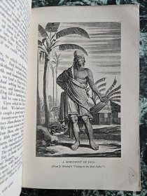 【民国天津市政府旧藏，有书票】Voyages To the East Indies《前往东印度群岛》( Christopher Fryke and Christopher Schweitzer的介绍和笔记)，伦敦1929年出版（C. Ernest Fayle 注释)，精装22*14.5厘米，好纸276页，铜版纸插图8页（背白）