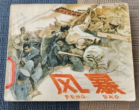 《风暴》（费声福绘），人民美术出版社1977年2版2印，平装60开，158页