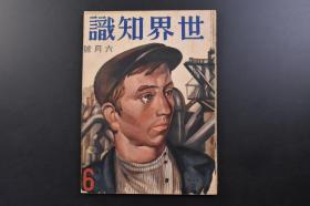 （戊2834）抗日史料《世界知识》1934年6月号 第六卷第六号 激化列强的对华利权获得运动 菲律宾对于日美华的经济关系 四名中国将校赴美留学 北铁让渡交涉 俄国 满洲 上海的恐怖 上海工业地带 杨树浦工业区的日美资本 上海各厂资本金额分级图 上海特别市政府社会局编制 事变以来的闸北工业区 曹家渡区 上海各国工厰资本总数比较图 上海各种工业工人数比较图等 新光社