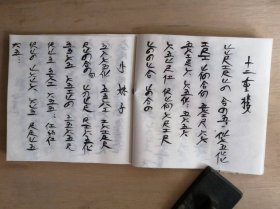 癸卯抄本《工尺(chě)谱48首附-与简谱对照图及民族乐器四弦胡、笙、管子、笛子发音图》.