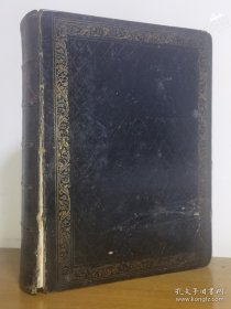 1868年版《Welsh Bible》—40幅单面整版钢版画 35x25cm 6kg 1165页 全皮精装