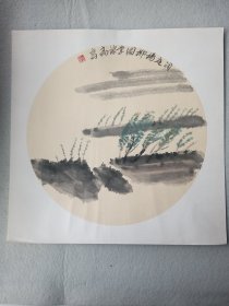 国画《洞庭杨柳图》