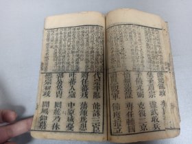 W  清代   永富堂梓行  王望如先生著   董迺管誌    史鑑合参课  《鑑略四字书》   一厚册全！！！