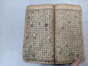 W   清   木刻  《字彚》辰集     一厚册 ！！！