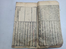 W   清  木刻  文在堂刻本  务本堂  薛天元记  《小学集注》  存卷六    一册全！！！