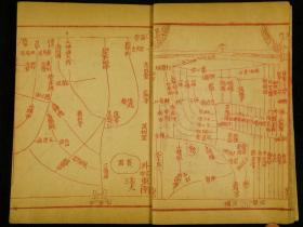 【珍本版画古籍】清光绪朱墨双色木刻【宸垣识略】一函原装8厚册十六卷全。前有木刻红印北京城山水古迹版画40面。探讨北京城墙、城门、古建筑的保护等。全书记载北京史地沿革和名胜古迹。建置、皇宫大内、皇城、内城、外城、苑囿、郊区。坊巷街道、戏院茶馆寺观、名胜古迹、衙署府邸、名人故居、州县会馆等事事皆详细。有极高的史料价值 ，文字插图均刊刻精良。