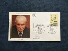 《外国集邮品收藏： 法国1980年画家莫里斯邮票首日封 商品如图》澜2402-19