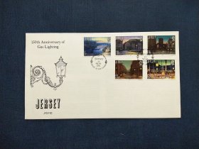 《外国集邮品收藏：英国1981年街道 港口 帆船 名胜古迹建筑邮票首日封  商品如图》澜2403-31
