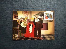 《外国集邮品收藏： 瑞典2002年卡通 动漫 漫画 卡尔的圣诞节邮票极限片 商品如图》澜2403-8