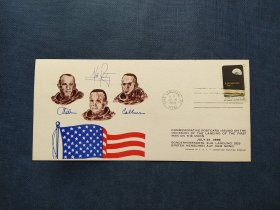 《外国集邮品收藏：美国1969年航天 宇航员 阿波罗飞船登月 太空探索邮票首日封片 商品如图》澜2312-22