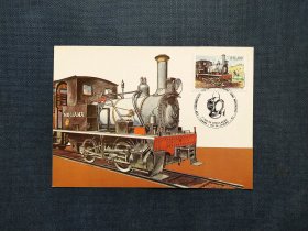 《外国集邮品收藏： 巴西 1983年 火车蒸汽机车邮票极限片  商品如图》澜2401-28