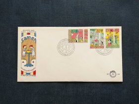 《外国集邮品收藏： 荷兰1994年儿童福利 附捐 卡通漫画 儿童绘画邮票首日封 商品如图》澜2402-19