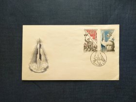 《外国集邮品收藏：捷克斯洛伐克1961年航天 宇航员 火箭发射邮票首日封  商品如图》澜2311-14