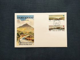 《外国集邮品收藏：英国1977年旅游风景邮票首日封  商品如图》澜2403-31