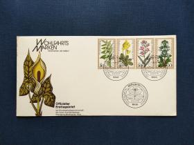 《德国1978年植物花卉邮票首日封  品相如图》澜2308-24