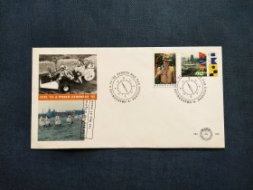 《外国集邮品收藏： 荷兰1995年港口舰队 童子军大会、阿姆斯特丹航海节邮票首日封  商品如图》澜2402-28