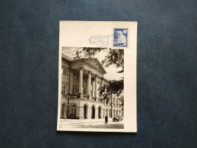 《外国集邮品收藏： 波兰1958年名胜古迹建筑风景照片极限片 有黄 商品如图》澜2402-19