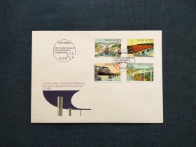 《外国集邮品收藏：瑞士1991年桥梁建筑跨河大桥邮票首日封  商品如图》澜2311-14