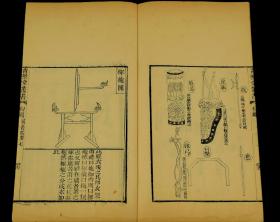 【八卦  地图  学宫等版画很多】清道光十五年朝邑刘际清刻本【青照堂丛书摘要】《学宫辑略》六卷，《重订理学备考》二卷、《图书捡要》七卷。一函原装八厚册全。是书首有牌记，卷端镌“刘际清汇梓”，方字镌刻，收图甚多。开本阔大，刻印精美清晰，此书未见其它版本，一流品相