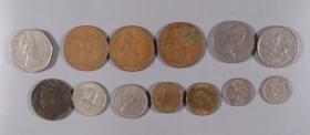 1961—1969年 英国硬币 9种13枚 HXTX243463