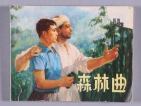 1974年出版 连环画《森林曲》《威震爷台山》《雁翎队》《小茂青擒敌》《渔火》平装5册（上海人民出版社、人民美术出版社、北京人民出版社出版） HXTX338619