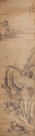 清代著名宫廷画家 黄均 国画《春江渔父图》一幅（绢本镜心，画心约4.1平尺，钤印：黄均、榖原）HXTX401862