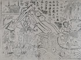 约七十年代 木版年画 一幅（尺寸：39.5*54.5cm）HXTX298764