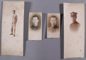 同一旧藏：民国时期  青年学生照片 一组四枚  HXTX340092
