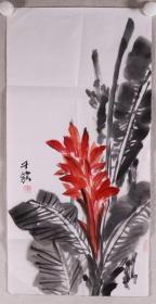 张立辰弟子、著名画家 于子钦 作 国画作品《花开》一幅（纸本软片，画心约2.1平尺，钤印：于子钦印）HXTX277800