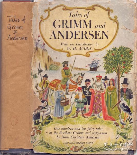 现代文库：《格林 安徒生童话集》护封精装 The Modern Library: Tales of Grimm and Andersen 1952年