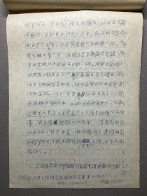 【张守谦旧藏《金瓶梅》研究手稿专题】八十年代左右张守谦复写本：【三续金瓶梅】一份6页，品相如图，尺寸：26.2X18.8CM。