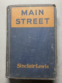 1921年出版：MAIN STREET（大街）（此书与颜惠庆藏书《Babbit》同时购入，不知是否也是颜先生所藏，书内一处中文批注，应该不是颜氏所作）
